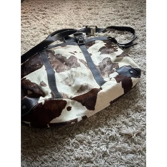 Cavalcanti Cowhide Leather Made in Italy Large tote duffel bag - Picture 15 of 16